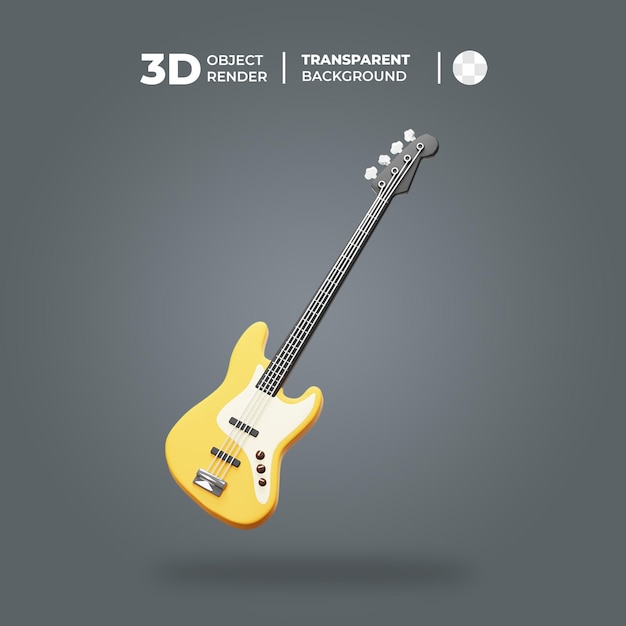 Instrument Muzyczny Basowy 3d