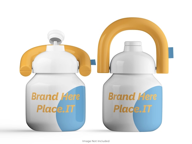 Insulated Water Bottle mockup collection