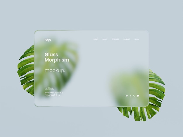 Frosted Glass Effect - 3D