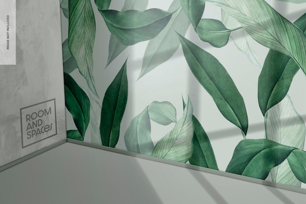 Interieur hal mockup perspectief
