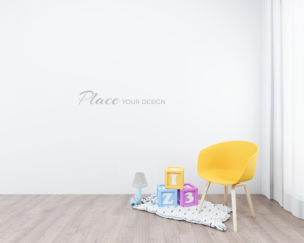 Interior children room and sofa decoration