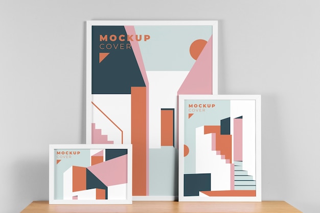 interior design frame mock-up