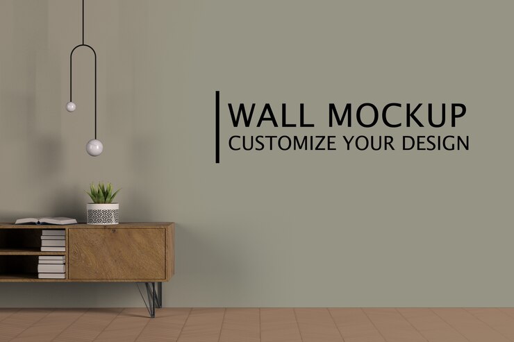PSD interior design minimalist concept