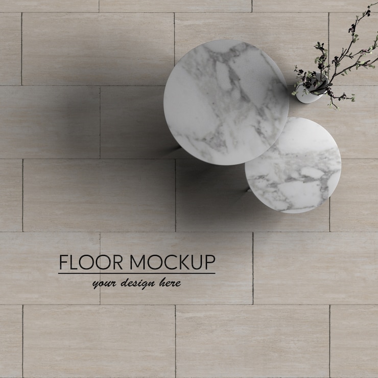 PSD interior design top view