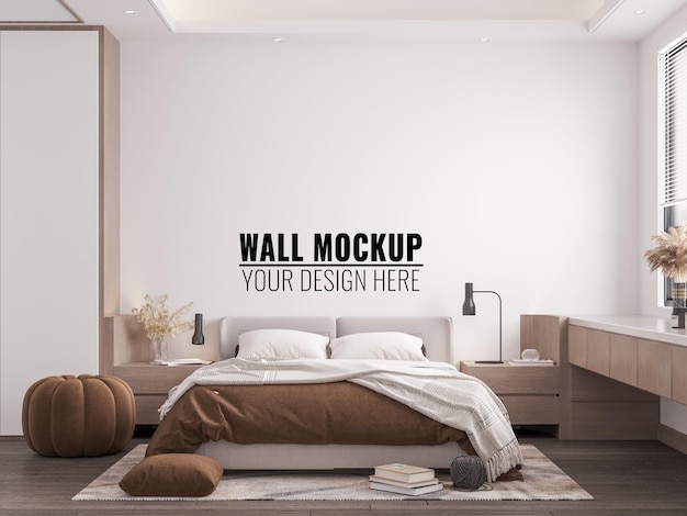 Interior Kids Bedroom wall mockup