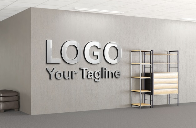Макет логотипа интерьера офиса