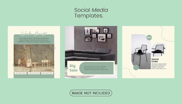 Interior Social Media Templates