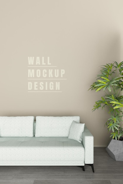 interior wall mockup design