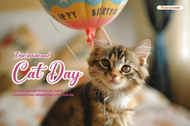 PSD international cat day