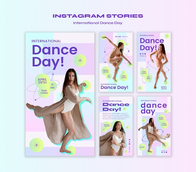 Celebrazione della Giornata Internazionale della Danza Instagram stories