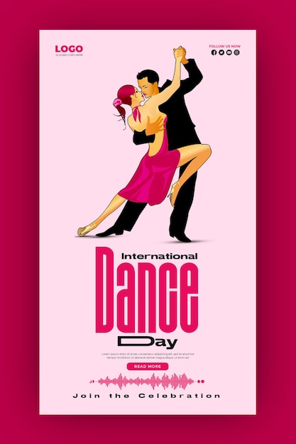 International Dance Day Celebration Poster