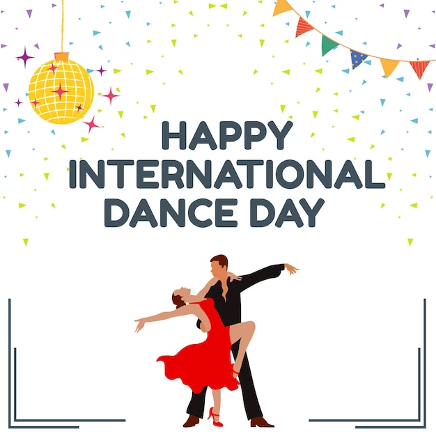 international dance day template