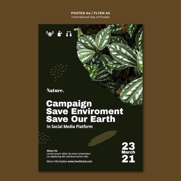 PSD international day of forests poster