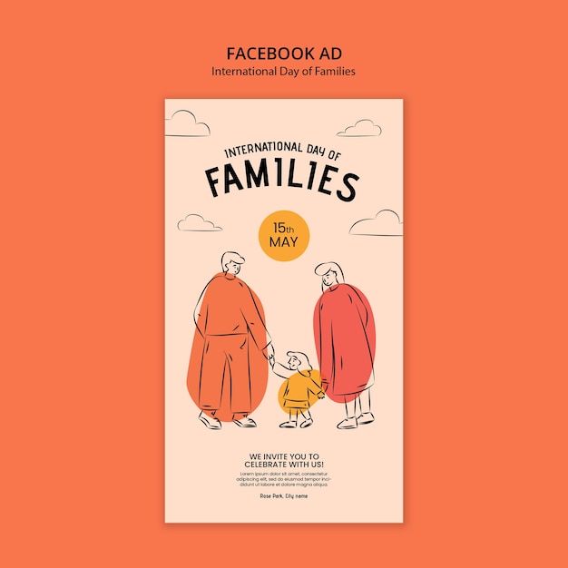 국제 가족의 날 - 템플티 디자인
