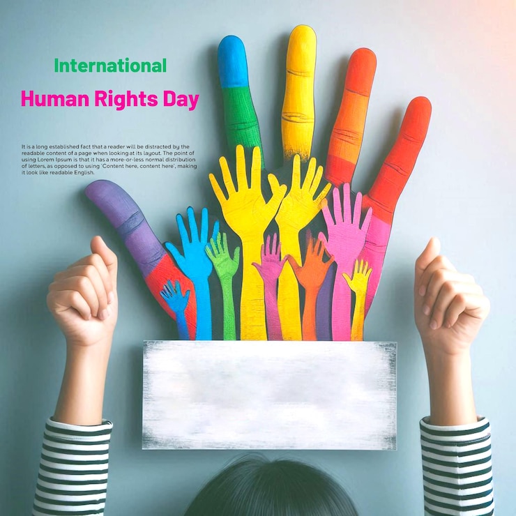 PSD international human rights day banner template