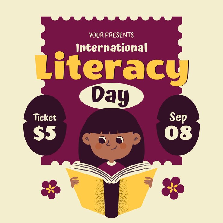 PSD international literacy day social media post