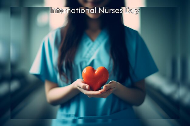 PSD international nurse day celebration background