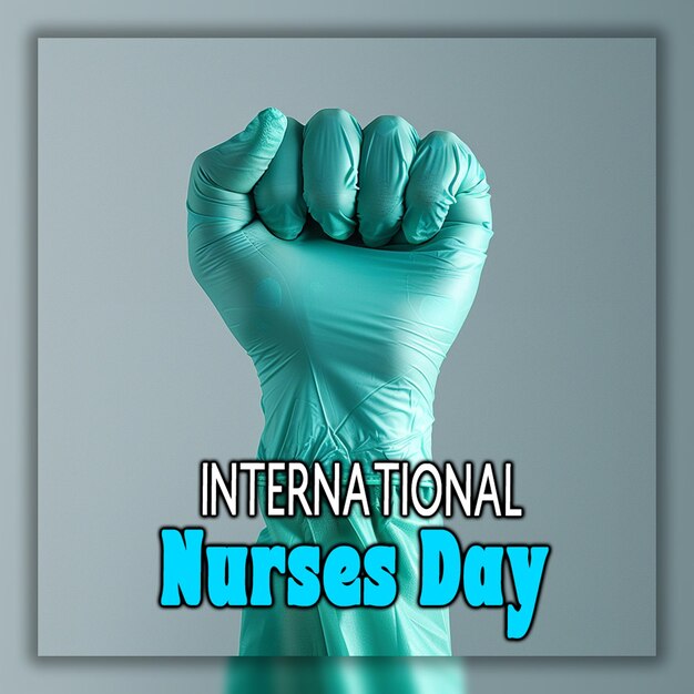 PSD international nurses day background