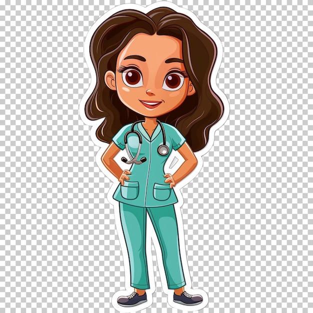 International nurses day female doctor with stethoscope doctor day health day isolated background