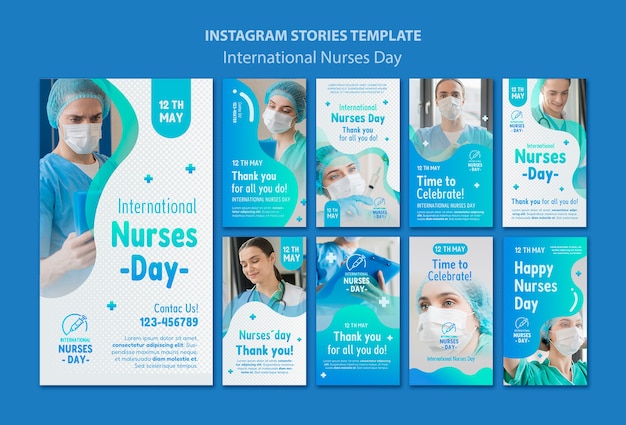 International nurses day instagram stories collection