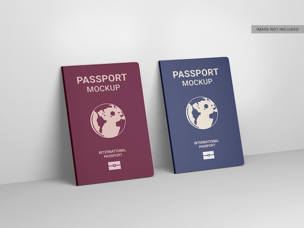 International Passport Cover Mockup
