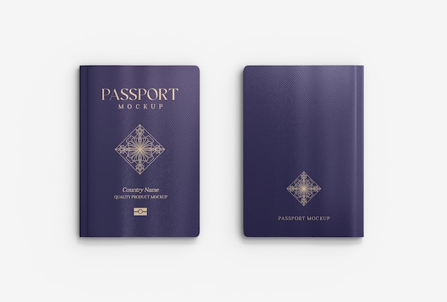 International passport mockup