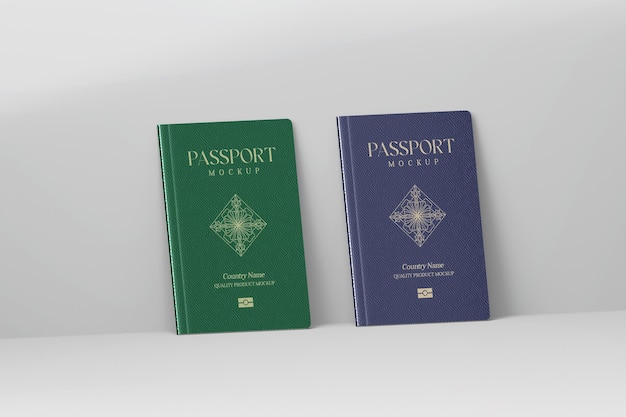 International passport mockup
