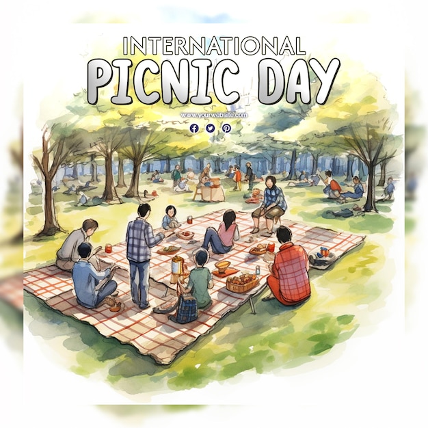 Celebrazione della giornata internazionale del picnic.