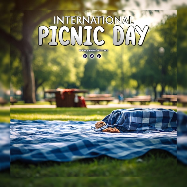 PSD celebrazione della giornata internazionale del picnic.