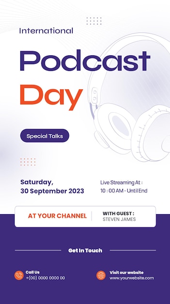 international podcast instagram story