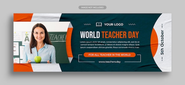 国際教師の日のソーシャルメディア投稿またはInstagram投稿バナーテンプレート