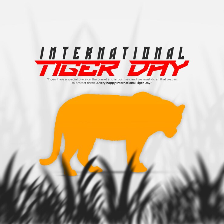 PSD international tiger day social media post template