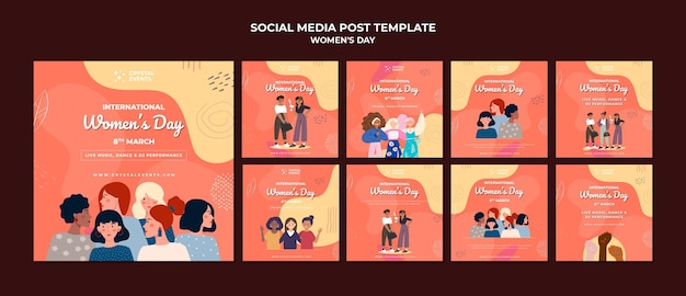 international women day social media post