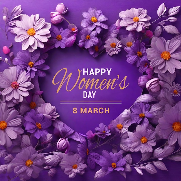 PSD international womens day 8 march banner template