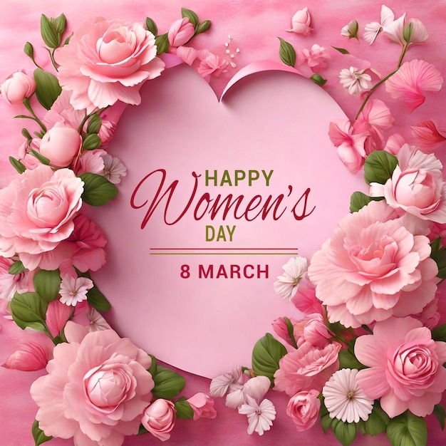 International womens day 8 march banner template