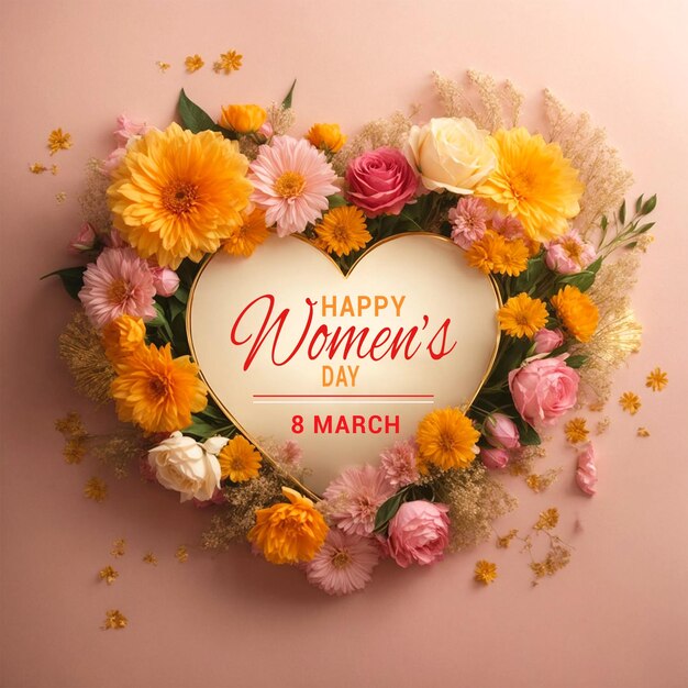 International Womens Day 8 March social media Instagram post banner template PSD
