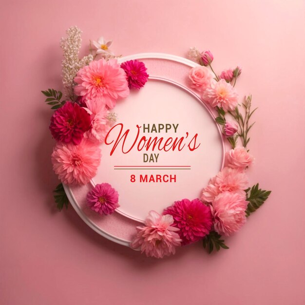 International Womens Day 8 March social media Instagram post banner template PSD