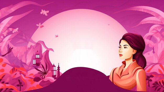 PSD international womens day background womens day concept