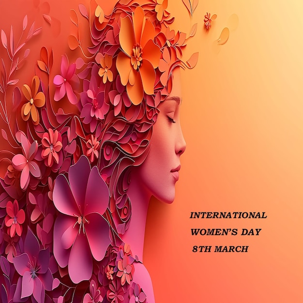 International Womens Day template for advertising banners leaflets and flyers Happy womens day