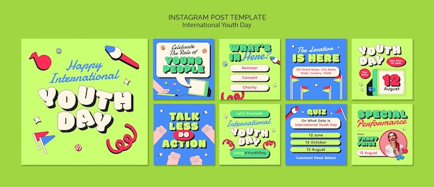 International youth day instagram posts