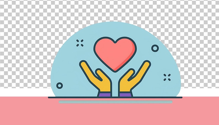 PSD internationale dag van de liefdadigheid png