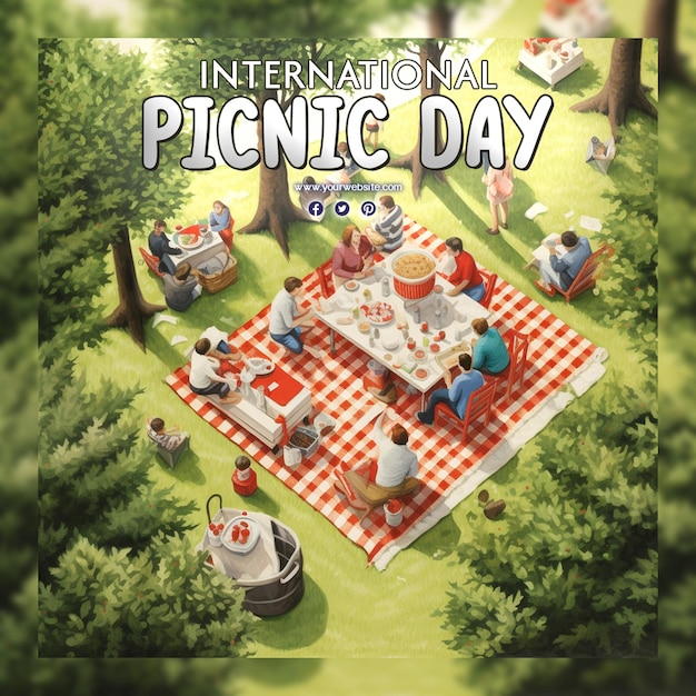 PSD internationale picknickdagviering.