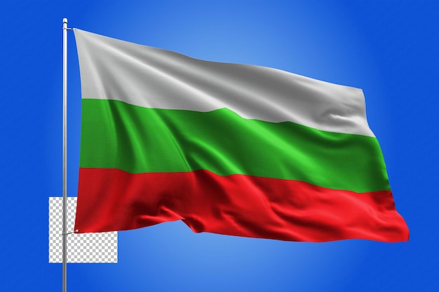 INTERNATIONALE vlag land realistische 3d vector transparante onafhankelijkheid vliegende vlaggenmast pole