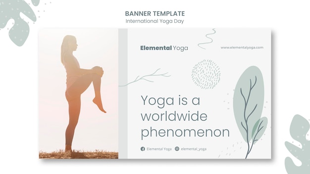 PSD internationale yoga dag banner