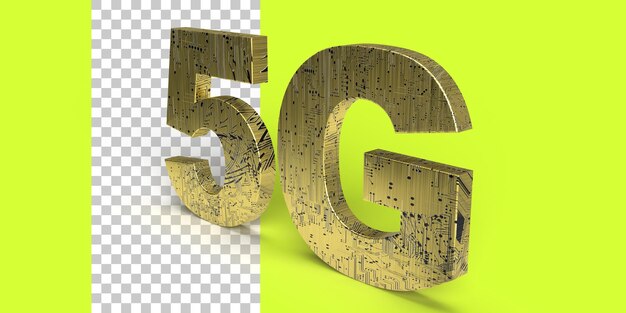 Internet telecommunication technology concept highspeed data connection concept 5G 3D rendering