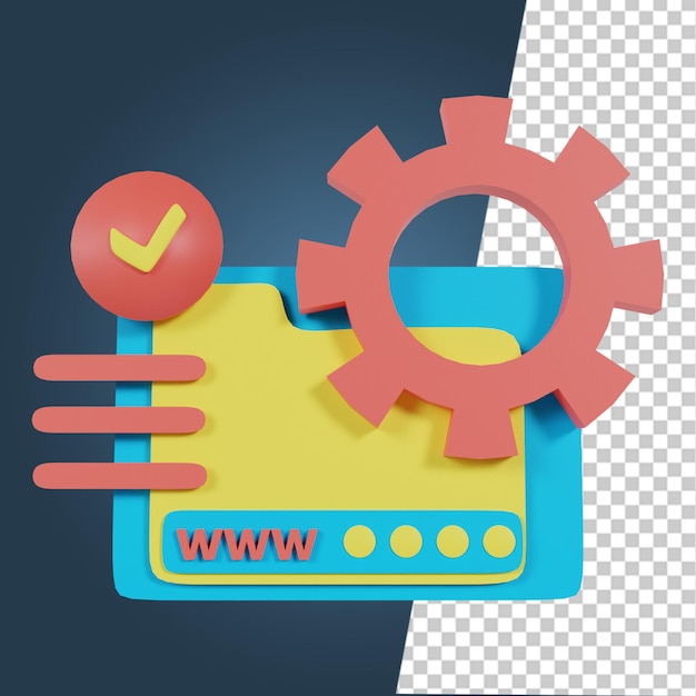 internet web security icon 3d icon element for internet system