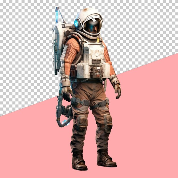 Interstellar archaeologist isolated object transparent background