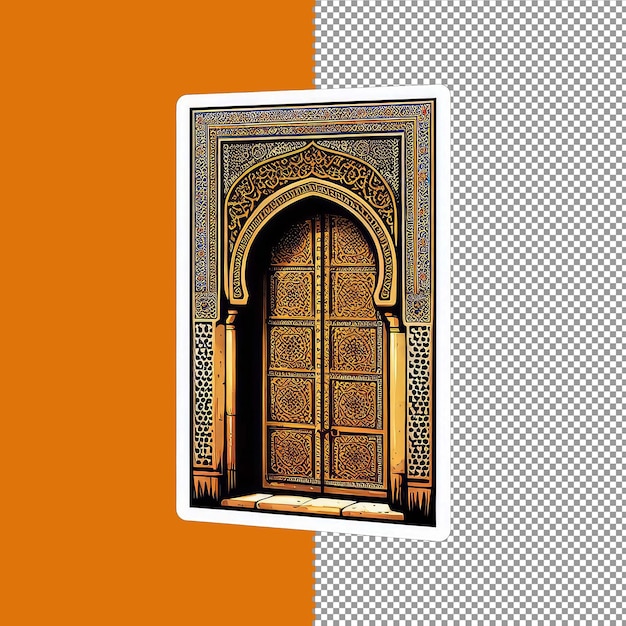 PSD intricate_moroccan_doorway_architecturepng