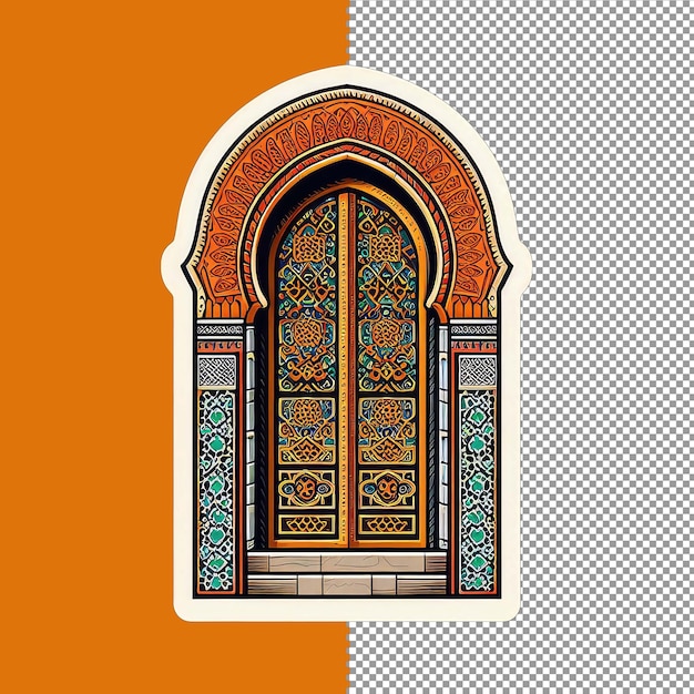 PSD intricate_moroccan_doorway_architecturepng