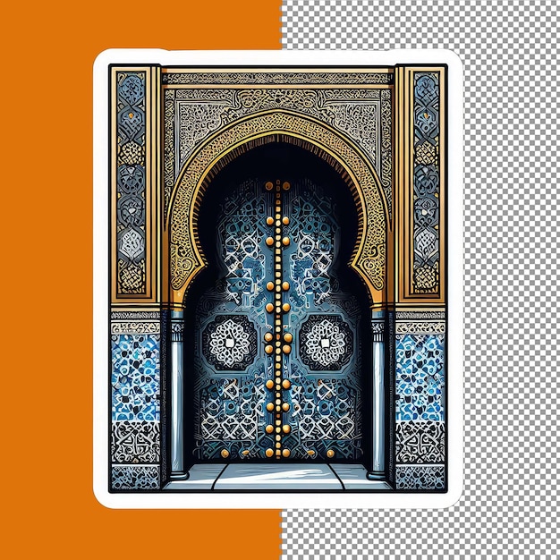 PSD intricate_moroccan_doorway_architecturepng